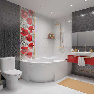 Настенная плитка Alma Ceramica Rubi
