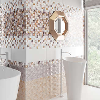 Плитка для ванной Alma Ceramica Asti