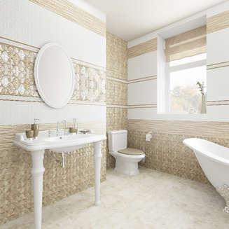 Плитка для ванной Alma Ceramica Berri