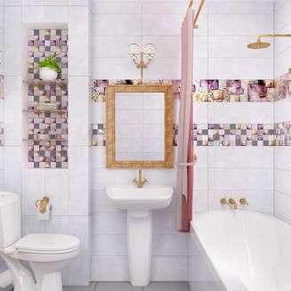 Плитка для ванной Alma Ceramica Элма
