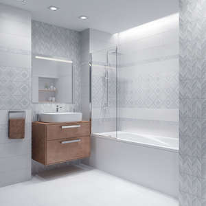 Плитка для ванной Alma Ceramica Salerno