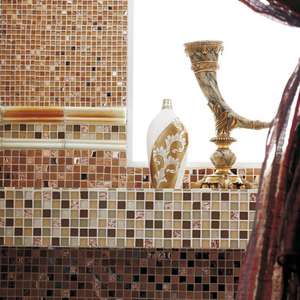 Мозаика Bars Crystal Mosaic Смеси с декорами