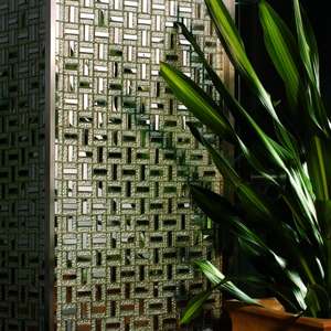 Мозаика Bars Crystal Mosaic Смеси с металлом