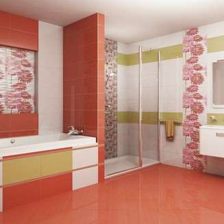 Плитка для ванной Ceradim Gerbera 25x45