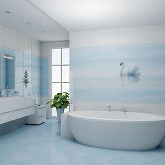 Плитка для ванной Cerrol Porto Water and Swan