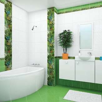 Плитка для ванной Cersanit Tropicana