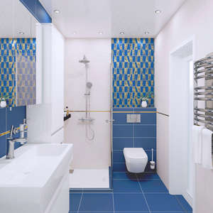 Плитка для ванной Concept GT Blue mix 2