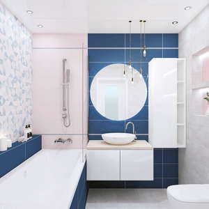 Плитка для ванной Concept GT Blue mix 6