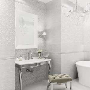 Плитка для ванной Delacora Trevi Gray