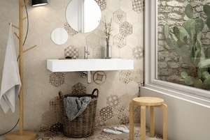 Напольная плитка Equipe Hexatile Cement