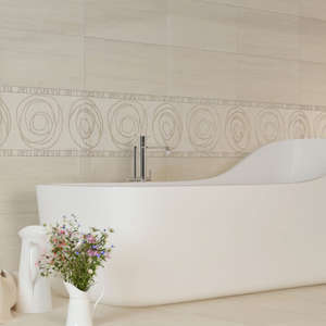 Плитка для ванной Golden Tile Crema Marfil