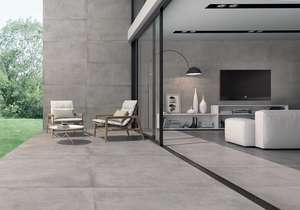 Плитка для ванной Ibero Materika Grey 90x45