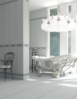 Плитка для ванной Kerasol Otoman Gris