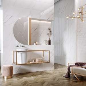 Плитка для ванной Mei Carrara Chic