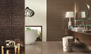 Плитка для ванной Tubadzin Brown Colour