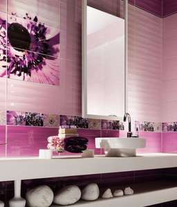 Плитка для ванной Tubadzin Maxima Violet&Purpure