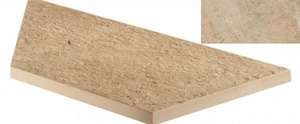 620090000482 Керамогранит Ступень Atlas Concorde Landstone Gold Lineare Angolo Sx 30x60 (300x600)