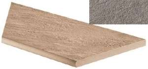 620090000650 Керамогранит Ступень Atlas Concorde Landstone Night Round Angolo Sx 30x60 (600x300)