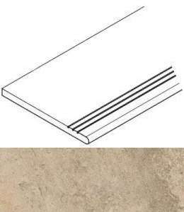 620040000084 Керамогранит Ступень Atlas Concorde Landstone Gold Gradino Lineare Angolo Dx 30x60 (300x600)