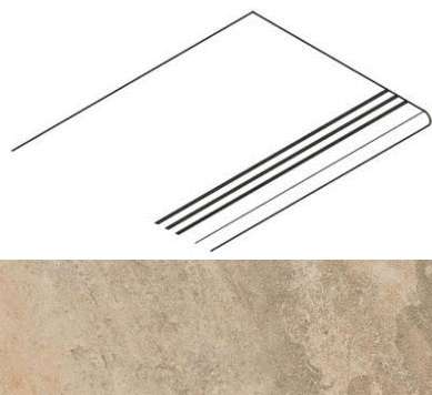 Atlas Concorde Landstone Gold Gradino Lineare Angolo Sx