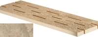 620090000496 Керамогранит Ступень Atlas Concorde Landstone Gold Griglia 20 20x60 (600x200)