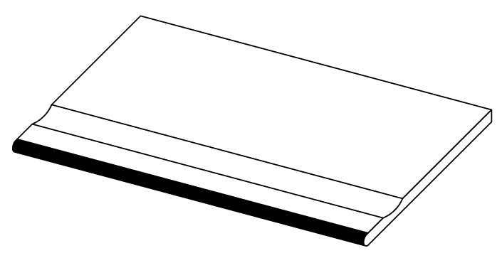 Atlas Concorde Rinascente Clay Bordo Piscina LASTRA 60x30