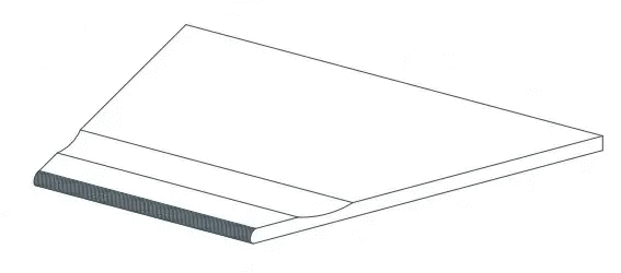 Atlas Concorde Rinascente Clay Bordo Piscina Angolo Dx LASTRA 60x30