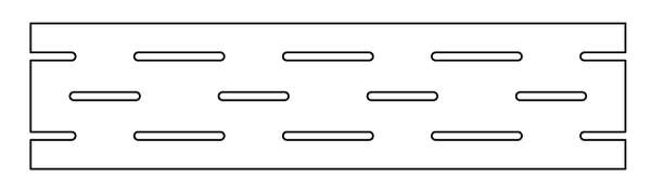 620090000905 Керамогранит Ступень Atlas Concorde Rinascente Clay Griglia 20 LASTRA 20mm 20x60 (600x200)