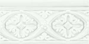 Adex Modernista Relieve Bizantino C/C Blanco 15x7.5