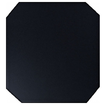 Octogono Negro 15x15 (150x150)