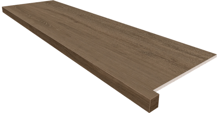 Аметис Alavesa AV03 Подоконник угловой Moka Неполированный с боковым выступом (правый) 33х160