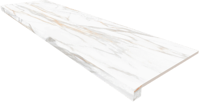 Декор керамогранит Ametis by Estima Подоконник угловой SM02 Supreme Gold Неполированный без бокового выступа (левый) 33х120 (1200x330)