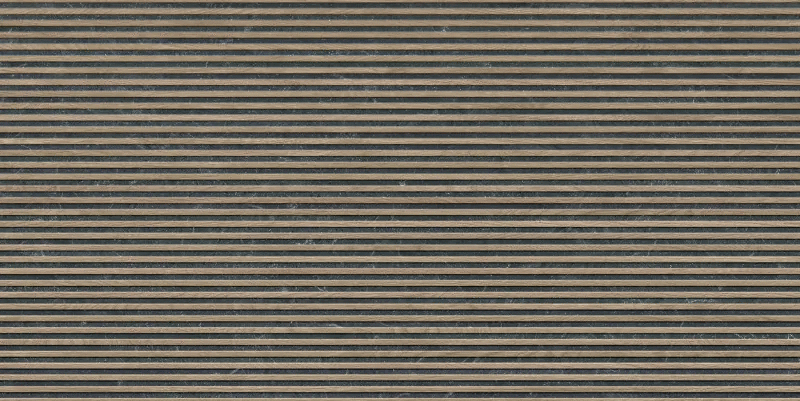 Керамогранит Argenta Bari Slat Black Matt 60x120 (1200x600)