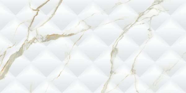 LE63063B-F50 Плитка настенная Artecera Bianco Carrara Classico Monticulo Rectificado 30х60 (600x300)