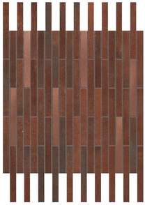 A0UV Мозаика Atlas Concorde (Италия) Blaze Corten Mosaico Twin 36.1x29.4 (361x294)