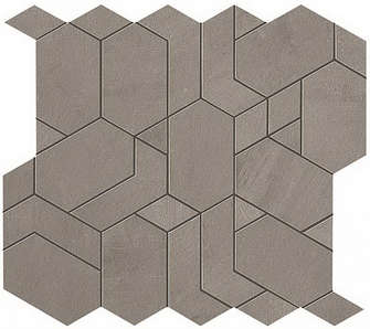 AN65 Мозаика Atlas Concorde (Италия) Boost Grey Mosaico Shapes 31x33,5 (335x310)