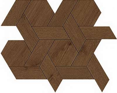 AOYH Мозаика Atlas Concorde (Италия) Heartwood Brandy Mansion Weave 34,6x40 (400x346)