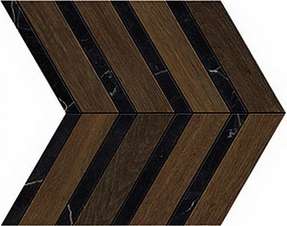 AOYI Мозаика Atlas Concorde (Италия) Heartwood Moka Marble Chevron 29,4x28,7 (287x294)