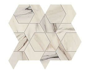 AOVY Мозаика Atlas Concorde (Италия) Marvel Bianco Fantastico HEX 25,4x29,6 (254x296)