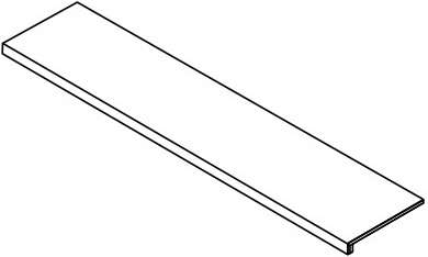 Атлас Конкорд Forte Dei Marmi Rock Tiffany White Scalino Frontale 33x160