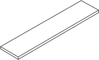 Атлас Конкорд Forte Dei Marmi Rock Tiffany White Scalino Angolare Sx 33x160