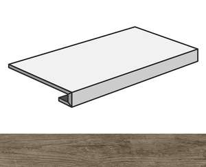 620070001380 Ступень Atlas Concorde Iconic Moka Scal.160 Front/Айконик Мока Ступ.160 Фронт 33x160 (1600x330)