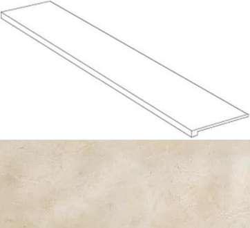 620070000767 Ступень Atlas Concorde Supernova Stone Ivory Scalino laterale sx 33x120 (1200x330)