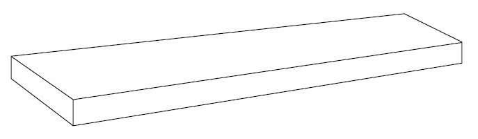 620070001693 Ступень Atlas Concorde Victory White Scalino Angolare Sx 33x160 (1600x330)