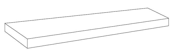 Ступень Atlas Concorde 6200700016 Volcano Antracite Scalino Angolare Sx 33X120 (1200x330)