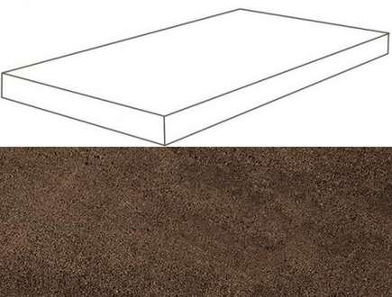 620070001092 Ступень Atlas Concorde Moka Scalino Angolare DX Lap 33x120 (1200x330)