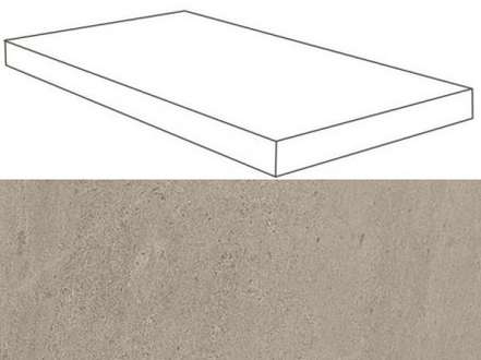 620070001106 Ступень Atlas Concorde Silver Grey Scalino Angolare SX 33x120 (1200x330)