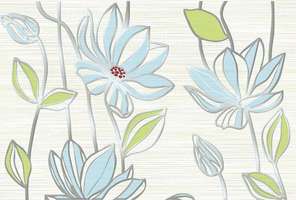 Настенная плитка Axima Азалия Декор D Цветы 200x300x7 (300x200)