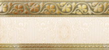 Бордюр настенный Azulejo Espanol Cenefa Alba Oro 10x25 (250x100)