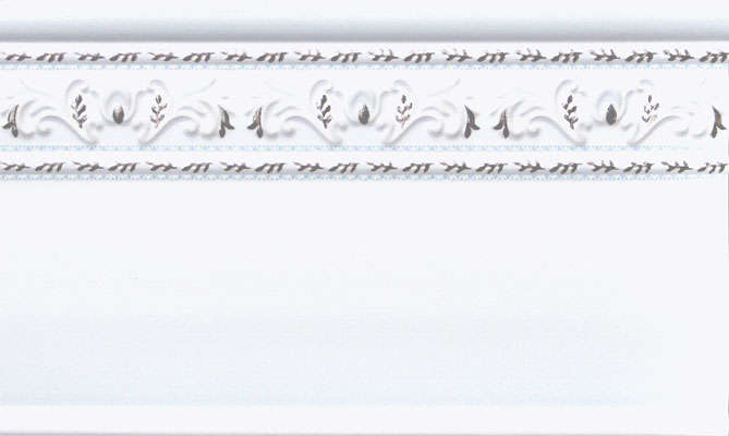 Азулехо Эспаньол Jeddah Zocalo Platino Бордюр 15